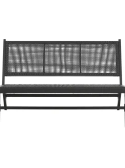 Panchina Da Giardino In Materiale Sintetico Intrecciato Palina