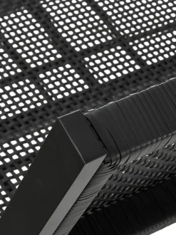 Panchina Da Giardino In Materiale Sintetico Intrecciato Palina