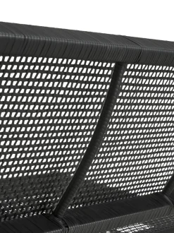 Panchina Da Giardino In Materiale Sintetico Intrecciato Palina