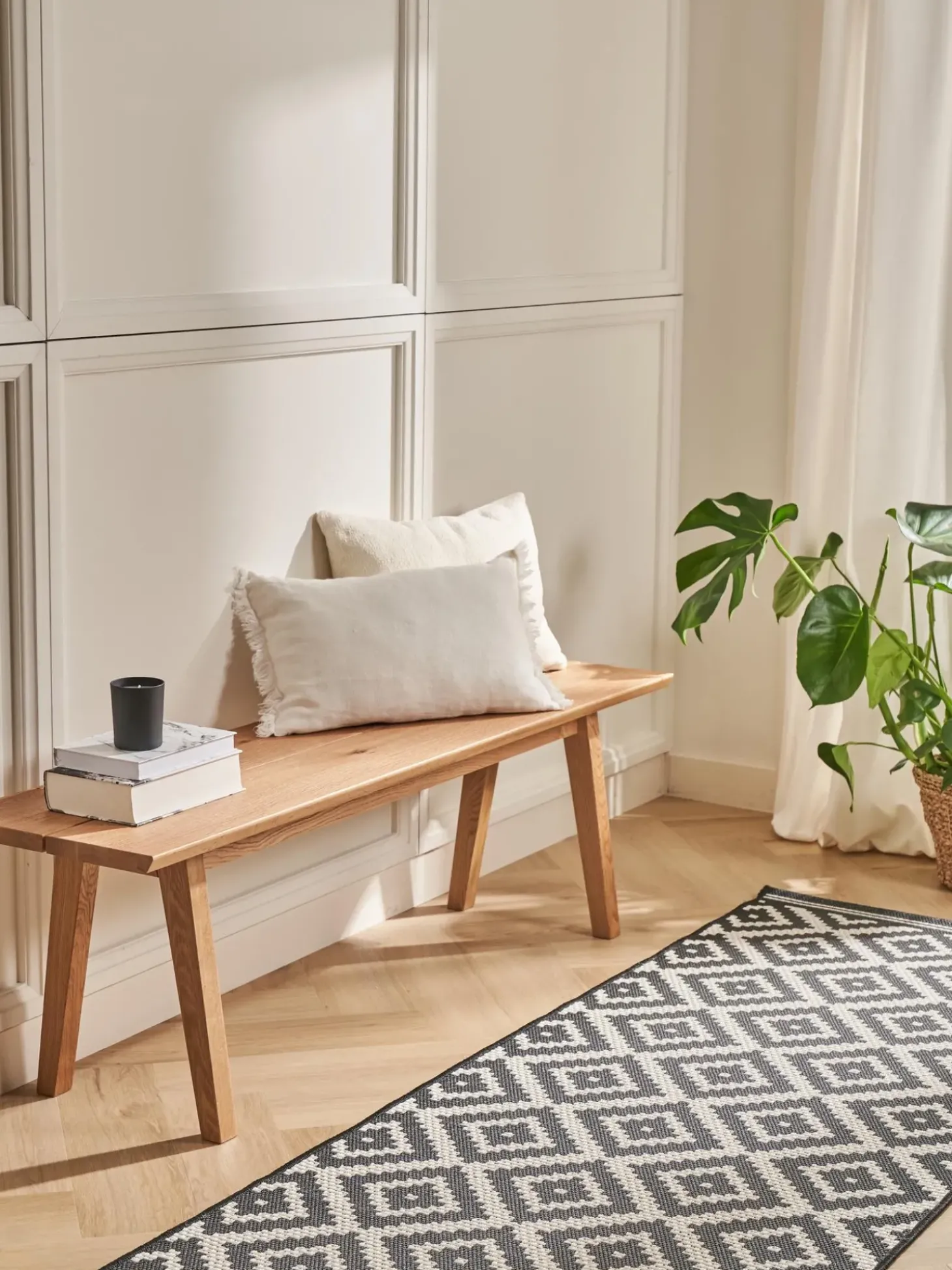 Panchina In Legno Di Quercia Melfort