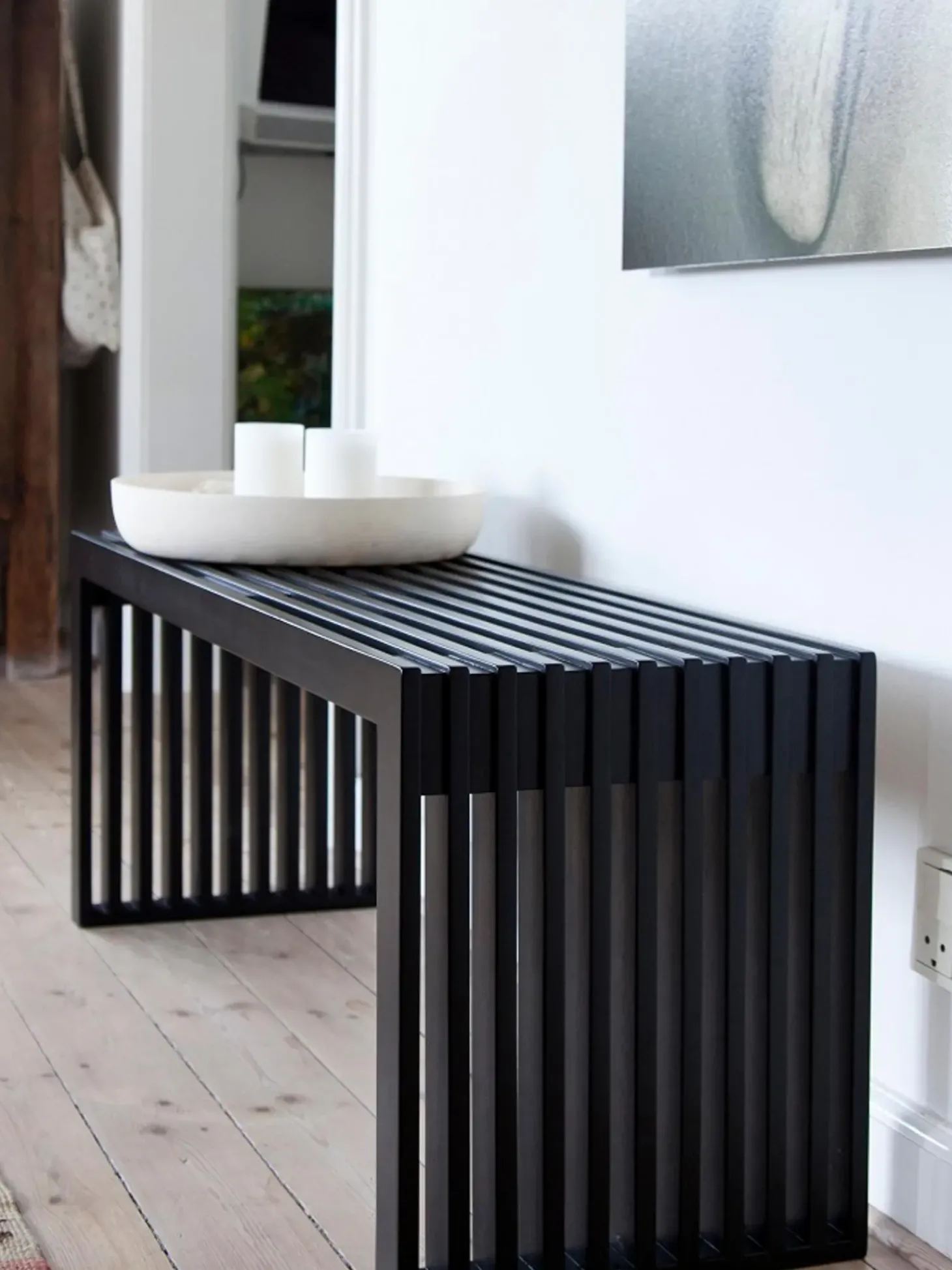 Panchina In Legno Massiccio Rib