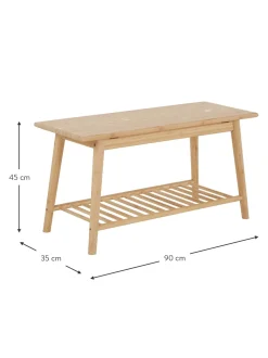 Panchina Scarpiera In Bambu Noble