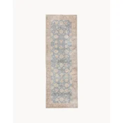 Passatoia A Pelo Cortocon Motivo Ornamentale Mara*Benuta Clearance