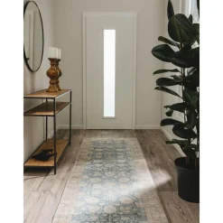 Passatoia A Pelo Cortocon Motivo Ornamentale Mara*Benuta Clearance