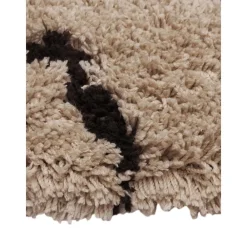 Passatoia A Pelo Lungo Color Taupe Taftata A Mano Davin*Westwing Collection Outlet