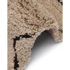 Passatoia A Pelo Lungo Color Taupe Taftata A Mano Davin*Westwing Collection Outlet