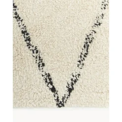 Passatoia In Cotone Fatta A Mano Con Motivo Zigzag E Frange Asisa*Westwing Collection Discount