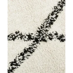 Passatoia In Cotone Taftata A Mano Con Motivo A Rombi E Frange Bina*Westwing Collection Sale