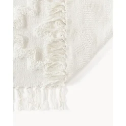 Passatoia In Cotone Tessuta A Mano Con Struttura In Rilievo Idris*Westwing Collection New