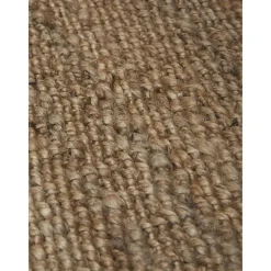 Passatoia In Juta Con Frange Taftata A Mano Naturals*Westwing Collection New