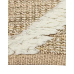 Passatoia In Juta Intrecciata A Mano Beige/Bianco Crema Malea*Westwing Collection Fashion