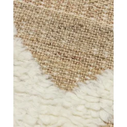 Passatoia In Juta Intrecciata A Mano Beige/Bianco Crema Malea*Westwing Collection Fashion