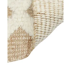 Passatoia In Juta Intrecciata A Mano Beige/Bianco Crema Malea*Westwing Collection Fashion