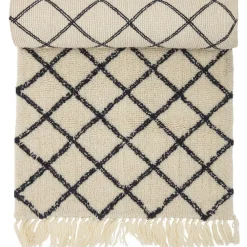 Passatoia In Lana Con Motivo Rombi Alva*Bloomingville Hot