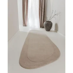 Passatoia In Lana Tessuta A Mano Dalla Forma Organica Shape*Benuta Sale