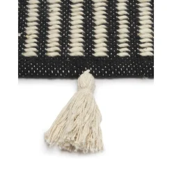 Passatoia In Lana Tessuta A Mano Con Frange Rue*Westwing Collection Hot