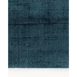 Passatoia In Viscosa Blu Scuro Taftata A Mano Jane*Westwing Collection Discount