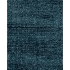 Passatoia In Viscosa Blu Scuro Taftata A Mano Jane*Westwing Collection Discount