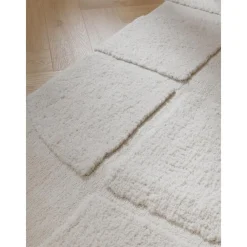 Passatoia Soffice A Pelo Lungo Con Struttura In Rilievo Alta-Bassa Jade*Westwing Collection New