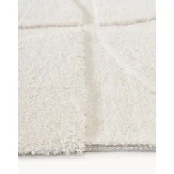 Passatoia Soffice A Pelo Lungo Con Struttura In Rilievo Alta-Bassa Jade*Westwing Collection New