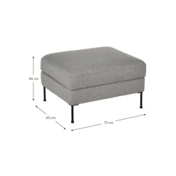 Poggiapiedi Contenitore Da Divano Cucita*Westwing Collection Fashion