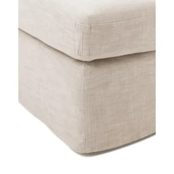 Poggiapiedi Da Divano Con Rivestimento Sfoderabile Russell*Westwing Collection Hot