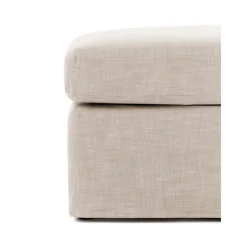 Poggiapiedi Da Divano Con Rivestimento Sfoderabile Russell*Westwing Collection Hot