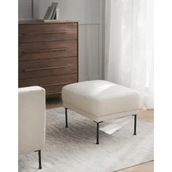 Poggiapiedi Da Divano Con Piedini In Metallo Fluente*Westwing Collection Fashion