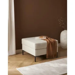 Poggiapiedi Da Divano Con Contenitore E Piedini In Metallo Luna*Westwing Collection Outlet