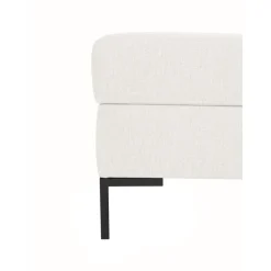 Poggiapiedi Da Divano Con Contenitore E Piedini In Metallo Luna*Westwing Collection Outlet