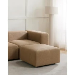 Poggiapiedi Da Divano In Boucle Lena*Westwing Collection Hot