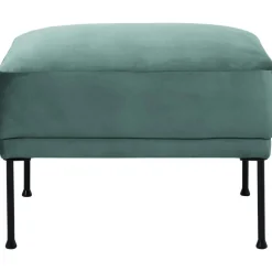 Poggiapiedi Da Divano In Velluto Con Piedini In Metallo Fluente*Westwing Collection New