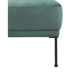 Poggiapiedi Da Divano In Velluto Con Piedini In Metallo Fluente*Westwing Collection New