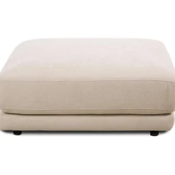 Poggiapiedi Da Divano In Tessuto Beige Jasmin*Westwing Collection Best