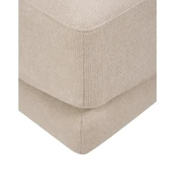 Poggiapiedi Da Divano In Tessuto Beige Jasmin*Westwing Collection Best