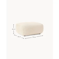 Poggiapiedi In Boucle Sofia*Westwing Collection Outlet