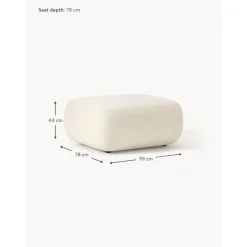 Poggiapiedi In Teddy Sofia*Westwing Collection Sale