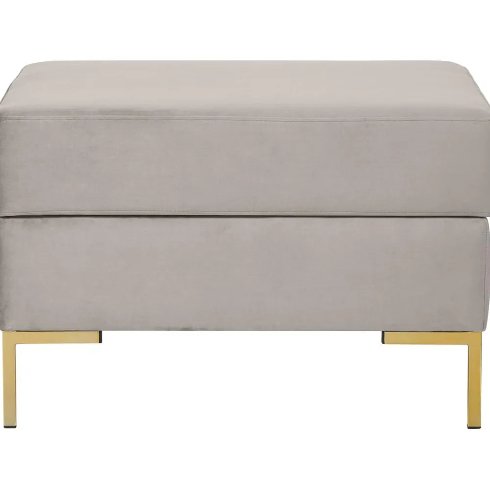 Poggiapiedi In Velluto Con Contenitore Luna*Westwing Collection Best