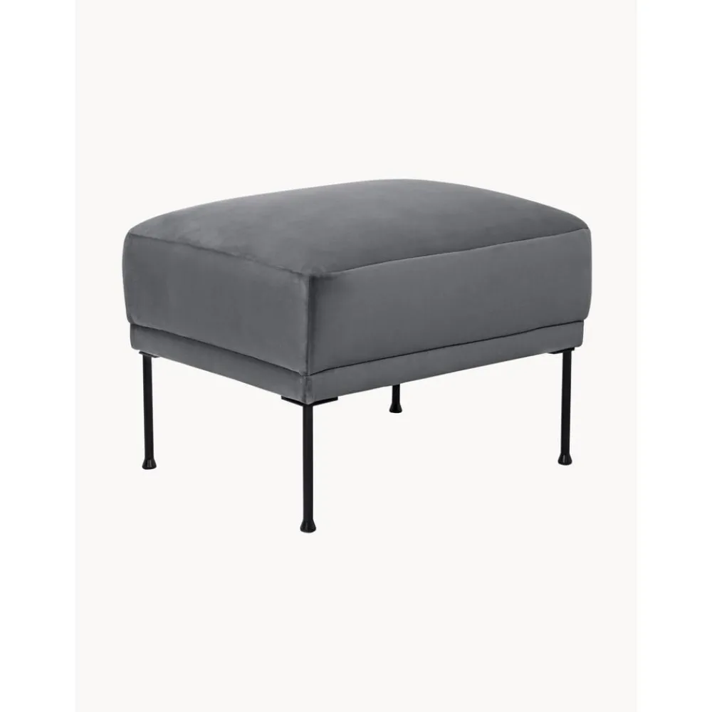 Poggiapiedi In Velluto Fluente*Westwing Collection Best