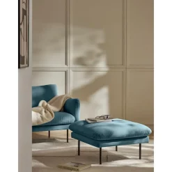 Poggiapiedi In Velluto Moby*Westwing Collection Clearance