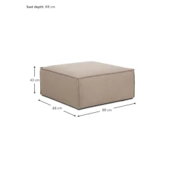 Poggiapiedi Lennon*Westwing Collection Fashion