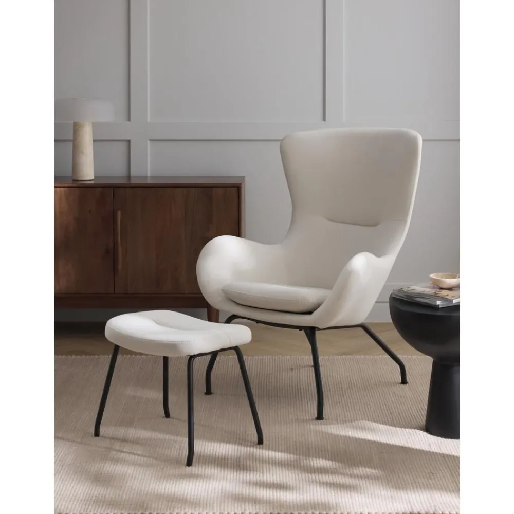 Poltrona Bergere Con Gambe In Metallo Wing*Westwing Collection Outlet