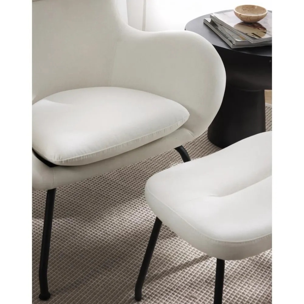 Poltrona Bergere Con Gambe In Metallo Wing*Westwing Collection Outlet