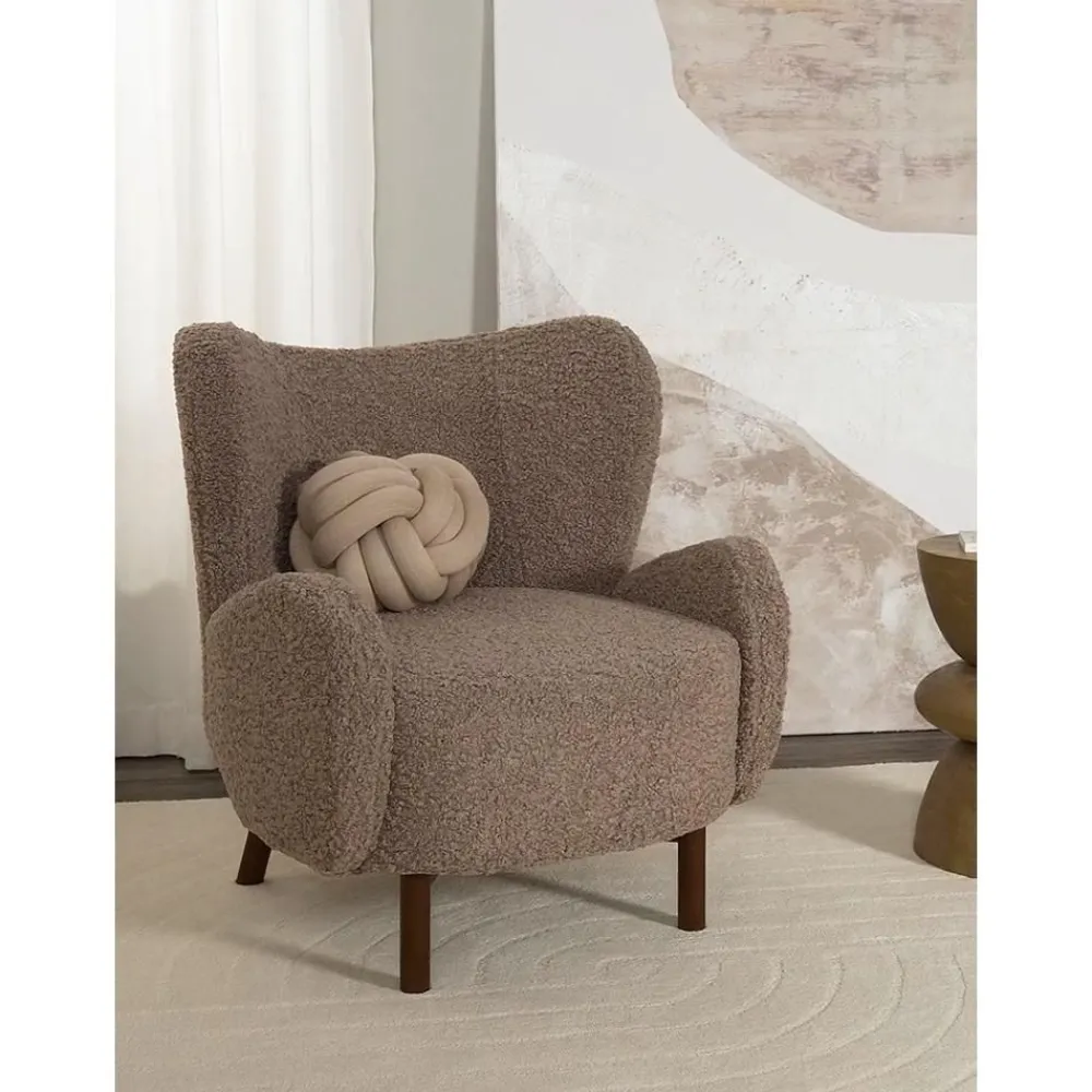 Poltrona Bergere In Teddy Kalia*Westwing Collection Sale