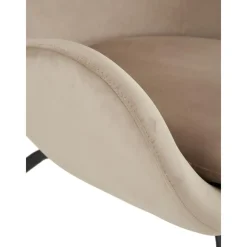 Poltrona Bergere In Velluto Con Gambe In Metallo Wing*Westwing Collection Discount