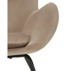 Poltrona Bergere In Velluto Con Gambe In Metallo Wing*Westwing Collection Discount