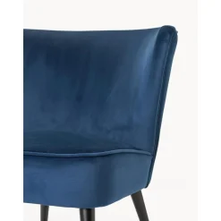 Poltrona Cocktail In Velluto Blu Robine*Westwing Collection New