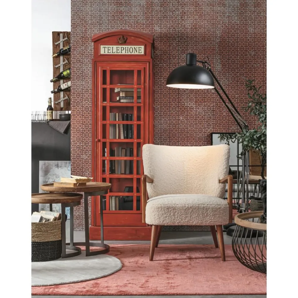 Poltrona Con Braccioli In Tessuto Teddy Moritz*Bizzotto Fashion