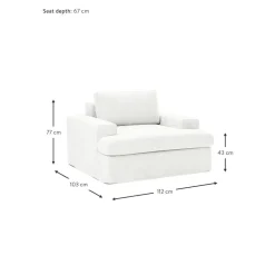 Poltrona Con Rivestimento Sfoderabile Russell*Westwing Collection Clearance