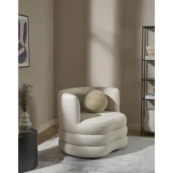 Poltrona Di Design In Tessuto Boucle Solomon*Westwing Collection Discount